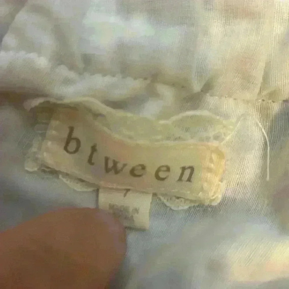 Btween Little Girls Size 7 Blue Flowers & Leaves Pattern Ruffle Hem Sundress - Picture 3 of 6